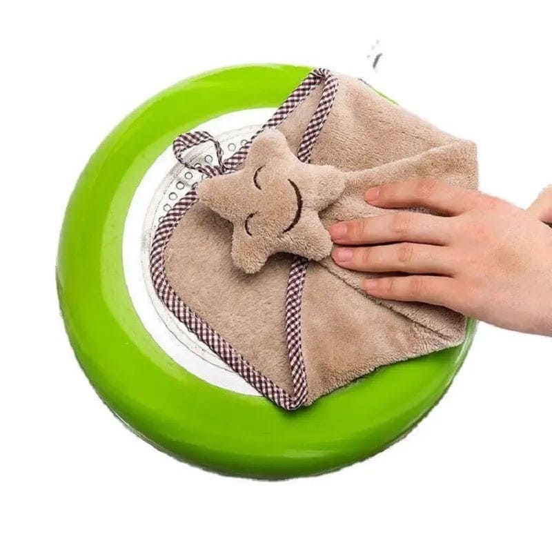 Star Kitchen Cleaning Towel, Microfiber Hanging Hand Towel, Cute Baby Towel, Bathing Towel For Children Kids Bathroom, Soft Hand Drying Towel, Coral Velvet Absorbent Cloth, Sink Towel with Loop, Hand Kitchen Towel Napkin with Ties Star Kitchen Cleaning Towel, Microfiber Hanging Hand Towel, Cute Baby Towel, Bathing Towel For Children Kids Bathroom, Soft Hand Drying Towel, Coral Velvet Absorbent Cloth, Sink Towel with Loop, Hand Kitchen Towel Napkin with Ties